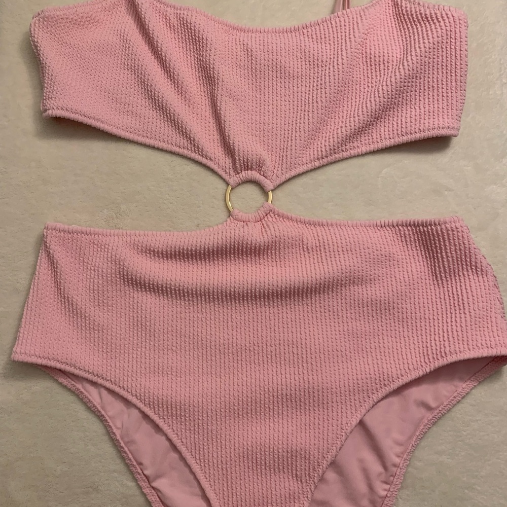 NWOT Aerie Pink One Piece Swimsuit